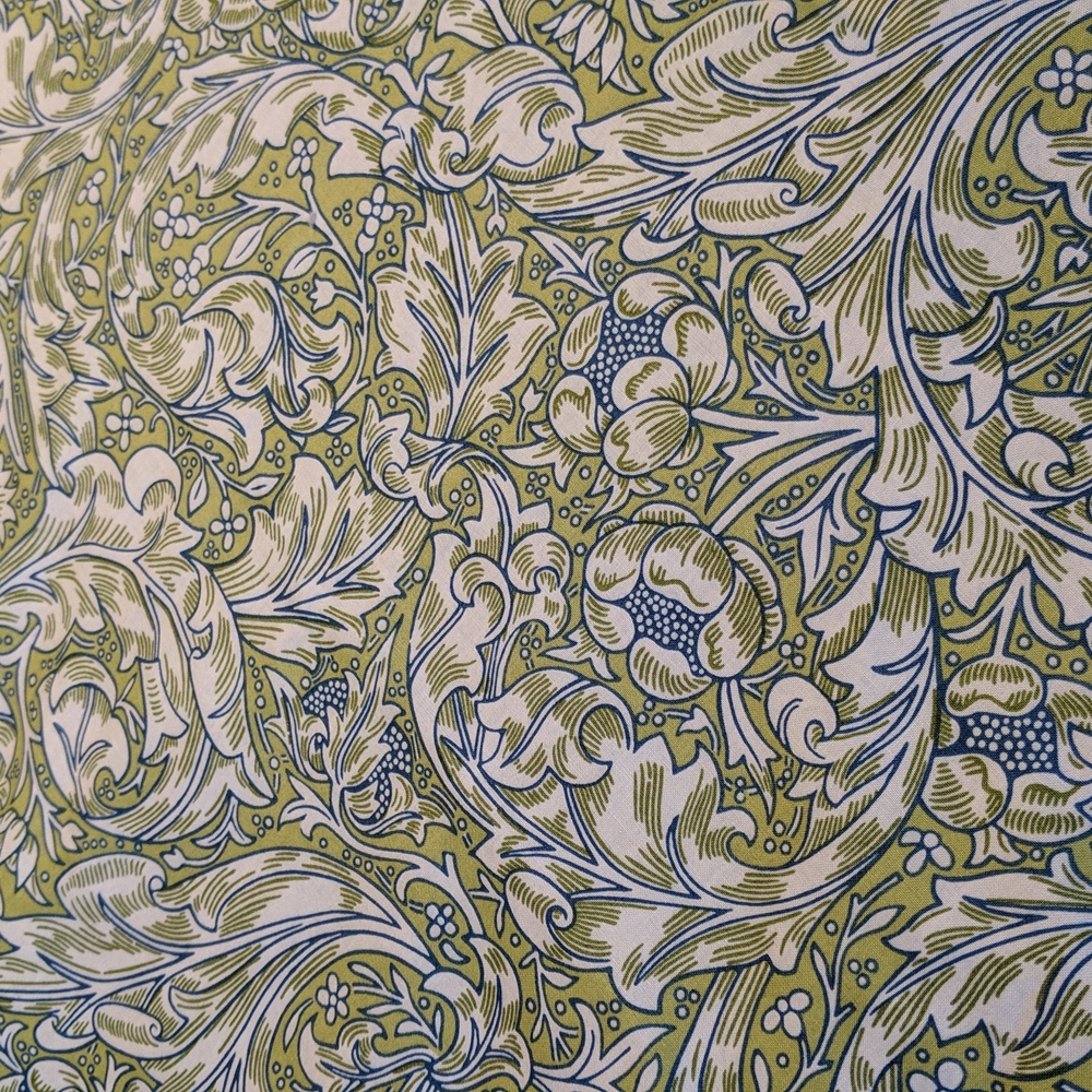 9 yards spring green cotton fabric